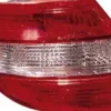 Feu arrière gauche pour MERCEDES CLASSE C phase 1 2007-2011 (W204), blanc/rouge, Mod. Berline, Neuf
