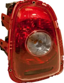Feu arrière gauche pour MINI R56/R57 de 2011 à 2014, ONE/COOPER, Rouge et blanc, Neuf