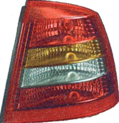 Feu arrière gauche pour OPEL ASTRA G 1998-2001, Rouge orange Incolore, Mod. 3 / 5 portes, Neuf