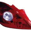 Feu arrière gauche pour OPEL CORSA D phase 2, 2011-2014, rouge/blanc, (3 portes), Neuf