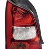 Feu arrière gauche pour RENAULT TWINGO II phase 1, 2007-2011, rouge/blanc, Neuf