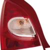Feu arrière gauche pour RENAULT TWINGO II phase 2, 2012-2014, rouge/blanc, Neuf