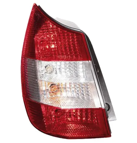 Feu arrière gauche pour RENAULT SCENIC II phase 1, 2003-2006, (rouge/blanc), Neuf