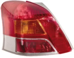 Feu arrière gauche pour TOYOTA YARIS II phase 2, 2009-2011, (rouge/orange), Neuf