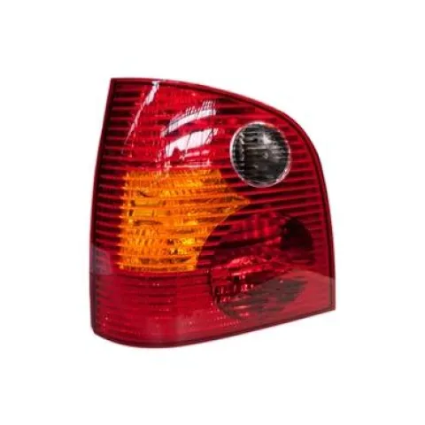 Feu arrière gauche pour VOLKSWAGEN POLO IV phase 1, 2001-2005, rouge/orange, Neuf