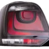 Feu arrière gauche pour VOLKSWAGEN POLO V phase 1, 2009-2014, fond noir, Neuf