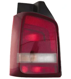 Feu arrière gauche pour VOLKSWAGEN TRANSPORTER T5, 2009-2015, (hayon), rouge/fumé, Neuf