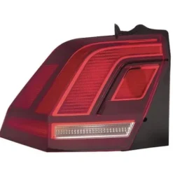 Feu arrière gauche rouge pour VOLKSWAGEN TIGUAN II phase 1, 2016-2020, extérieur, à LED, neuf
