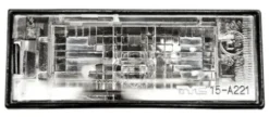 Feu éclaireur de plaque d'immatriculation arrière pour RENAULT CLIO 3 ph 1, 2005 à 2009, Neuf