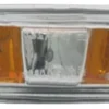 Feu clignotant aile avant gauche pour OPEL ASTRA H 2004-2007, Transparent Incolore, Bordure noire