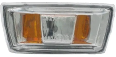 Feu clignotant aile avant gauche pour OPEL ASTRA H 2007-2009, Transparent Incolore, Bordure noire