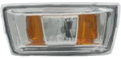 Feu clignotant aile avant droit pour OPEL ASTRA H GTC 2004-2011, Transparent Incolore, Bordure gris