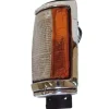 Feu clignotant avant droit pour MITSUBISHI L200 II phase 1, 1987-1993, incolore-orange, profil chromé, Neuf