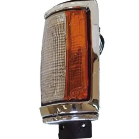 Feu clignotant avant droit pour MITSUBISHI L200 II phase 1, 1987-1993, incolore-orange, profil chromé, Neuf