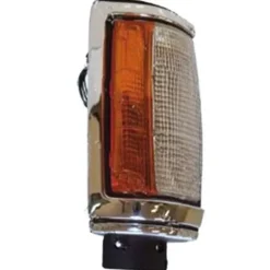 Feu clignotant avant gauche pour MITSUBISHI L200 II phase 1, 1987-1993, incolore-orange, profil chromé, Neuf