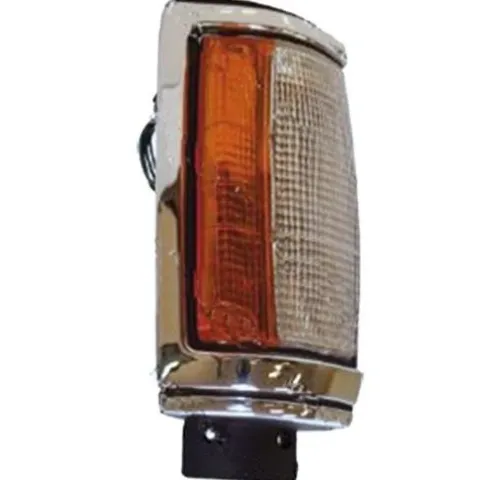 Feu clignotant avant gauche pour MITSUBISHI L200 II phase 1, 1987-1993, incolore-orange, profil chromé, Neuf