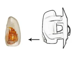 Feu clignotant répétiteur droit pour NISSAN NV400 depuis 2011, orange rétroviseur extérieur, Neuf