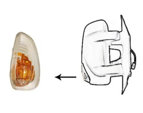 Feu clignotant répétiteur droit pour NISSAN NV400 depuis 2011, orange rétroviseur extérieur, Neuf