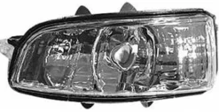 Feu clignotant répétiteur droit pour VOLVO V70 III phase 1, 2007-2012, rétroviseur extérieur, blanc, Neuf