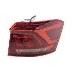 Feu d'aile arrière droit pour VOLKSWAGEN T-ROC 2017-2022, avec porte-lampe, rouge, montage A.L., Neuf