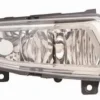 Feu de jour diurne avant droit pour VOLKSWAGEN POLO V ph.1, 2009-2014, fond chromé, pare chocs avant