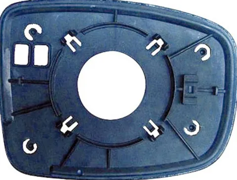 Glace / Miroir rétroviseur gauche pour HYUNDAI i10 2007-2009 avec support fixation, Neuf