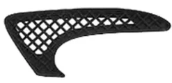 Grille arrière gauche pour FIAT PUNTO II phase 1, 1999-2003, noire, calandre pare chocs arrière