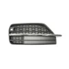 Grille avant gauche pour VOLVO XC90 depuis 01/2015, noire, avec moulure chromée, avec trou radar + support, Neuve