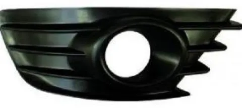 Grille calandre droite pour CITROËN C4 I ph.1 2004-2008 noire, trou antibrouillard, pare chocs avant