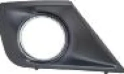Grille calandre droite pour PEUGEOT 207 phase 2 2009-2012 noire & chromée, trou AB, pare chocs avant