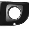 Grille calandre gauche pour FIAT 500 phase 1, 2007-2015 noire, trou antibrouillard, pare chocs avant