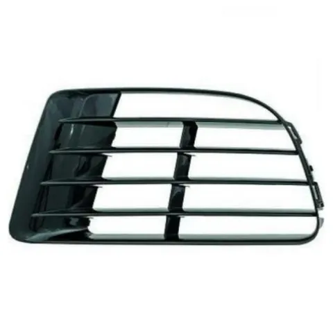 Grille calandre gauche pour VOLKSWAGEN GOLF VI R20, 2009-2013, noire, trou AB, pare chocs avant