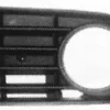 Grille calandre gauche VOLKSWAGEN GOLF V 2003-2008 noire, trou antibrouillard (4B), pare chocs avant