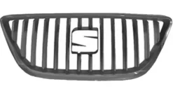 Grille calandre supérieure pour SEAT IBIZA IV ph.1 2008-2012 noire, contour chromé, pare chocs avant