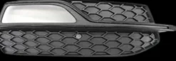 Grille de calandre avant droite pour AUDI A3 III ph.1 2012-2016, noire, trou feu AB, Mod. S-LINE, Neuve