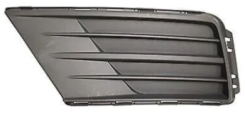 Grille de calandre avant gauche pour VOLKSWAGEN CADDY IV, 2015-2020, sans siège antibrouillard, noire, Mod. VAN, Neuve
