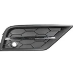 Grille de calandre avant droite pour VOLKSWAGEN TIGUAN II phase 1, 2016-2020, trou radar, noire/chromée, neuve