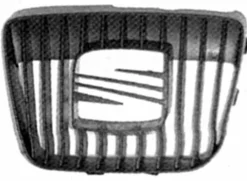 Grille de calandre centrale supérieure pour SEAT IBIZA II ph.3 1999-2002 sans logo, pare chocs avant