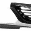 Grille de calandre droite pour RENAULT SCENIC I phase 1, 1996-1999, noire, baguette sous phare