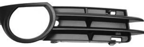 Grille de calandre droite pour AUDI A3 II ph.2 (3 portes) 2005-2008 noire, trou AB, pare chocs avant