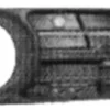 Grille de calandre droite pour SKODA FABIA I ph. 2 2004-2007, trou antibrouillard, Neuve