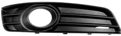 Grille de calandre droite pour AUDI A3 II ph.2 SPORTBACK 2008-2012, noire, (fermé), trou feu AB