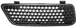 Grille de calandre droite pour RENAULT SCENIC I phase 2, 1999-2003, noire, capot moteur, Neuve