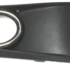 Grille de calandre droite pour VOLKSWAGEN CADDY III ph.2, 2010-2015, noire avec contour chromé, trou feu antibrouillard, Neuve