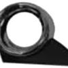 Grille de calandre droite pour PEUGEOT 207 CC phase 1, 2007-2009 contour chromé, trou antibrouillard