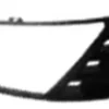 Grille de calandre gauche FORD FIESTA V phase 1 2002-2005 noire trou antibrouillard pare chocs avant
