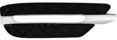 Grille de calandre gauche pour MERCEDES (W204) CLASSE C COUPE' depuis 2011, trou antibrouillard