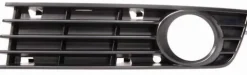Grille de calandre gauche pour AUDI A4 II 2000-2004, trou antibrouillard, fermé, Neuve