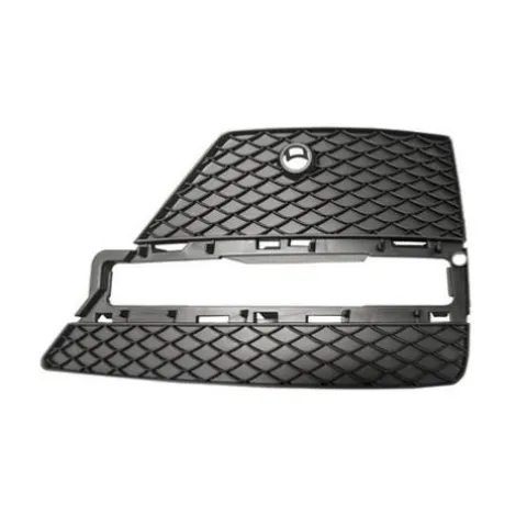 Grille de calandre gauche pour MERCEDES CLASSE ML/GLE, 2011-2015 (W166), mod AMG, trous feu diurne et radar, noire, pare chocs avant, Neuve