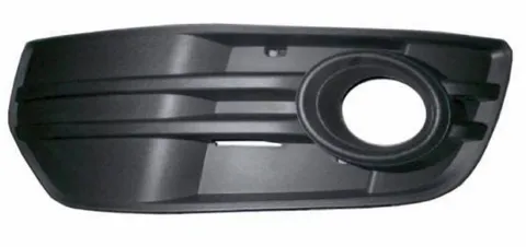 Grille de calandre gauche pour AUDI Q5 I ph. 1 2008-2012, trou antibrouillard, Noir Neuve
